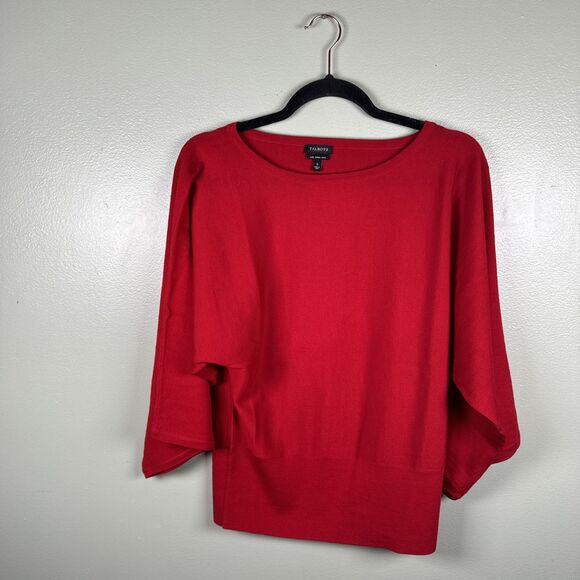 TALBOTS PURE MERINO‎ WOOL SWEATER Bundle SIZE Small 1-Red (NWOT)  1- Green (NWT) - Picture 14 of 16